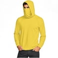 thumbnail image 5 of Sun Protection Hoodie for Mens，UPF 50+ Long Sleeve Shirts with Mask Front Zipper Rash Guard UV Spf Tee Shirts Athletic Stretch Quick Dry Sun-Protective Clothing Golf Joggers Blouses Summer 2025, 5 of 7