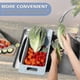 thumbnail image 5 of 2026 Collapsible Colander Kitchen Extendable Strainer Food Fruits Vegetables Noodle Pasta Drain Basket Space-saver Portable Drainer Over Sink, Blue f2, 5 of 5