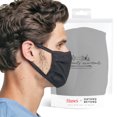 thumbnail image 1 of Ma Croix Black and Cement Color Durable Cotton Mask Washable Cloth Mask With Travel Bag - 3, 5, 10, 20 Packs Assorted, 1 of 4