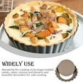 thumbnail image 4 of Quiche Pan Removable Bottom Non Stick Cake Mould Carbon Steel Bakeware Kits Baking Accessory Kitchen Supplies Cooking Tools gold regular 4 inch, 4 of 7