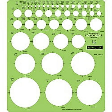 UPC: 0031901900120 | Staedtler® Mars® Template Circle Combo