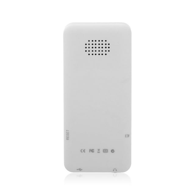 MP4 Music Players External Bluetooth-compatible E-book Voice Recorder Electronics Replacement for Windows XP/VISTA/Windows 8 White Without TF Card