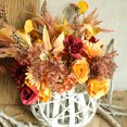 thumbnail image 4 of Yuarrent Ramo de flores artificiales otoño Año Nuevo decoración falsa guirnalda hogar comedor Bar Hotel Oficina café centro de ornamento Decoración del hogar Yuarrent HA070365-01, 4 of 6