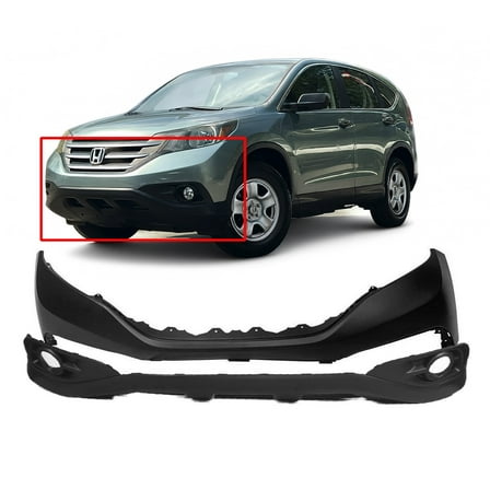 DCP Front Bumper Cover Kit for 2012-2014 Honda CR-V EX LX HO1014100 HO1015107