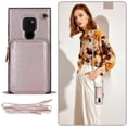 thumbnail image 2 of Funda tipo cartera para Huawei Mate 20 con tarjetero y correa para el hombro para mujer, 2 of 5