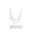 thumbnail image 2 of 1Pc Punk Metal Waist Chain Double-layer Cross Pants Chain Clothing Accessory, 2 of 8