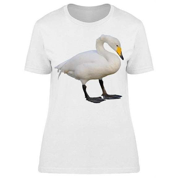 Whooper Swan Looking Down T-Shirt Women -Image by Shutterstock, Female XX-Large