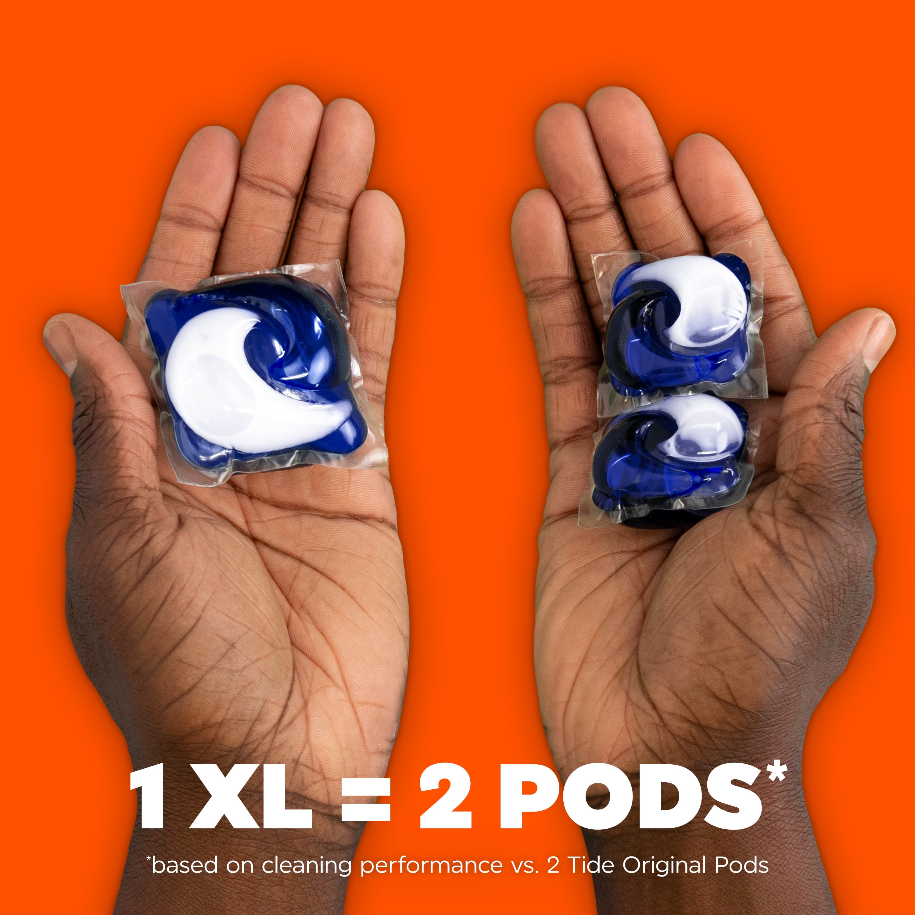 Tide PODS Laundry Detergent Pacs, Oxi Boost Power PODS with Stain Remover and Oxi Power, 45 count