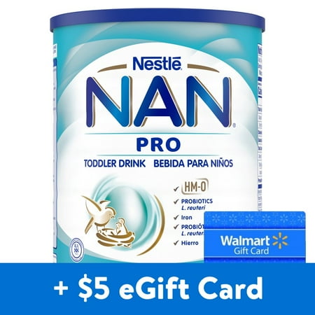 [$5 Savings] Buy Nestle NAN Pro 3 Toddler Powder Formula, Get $5 eGift Card!