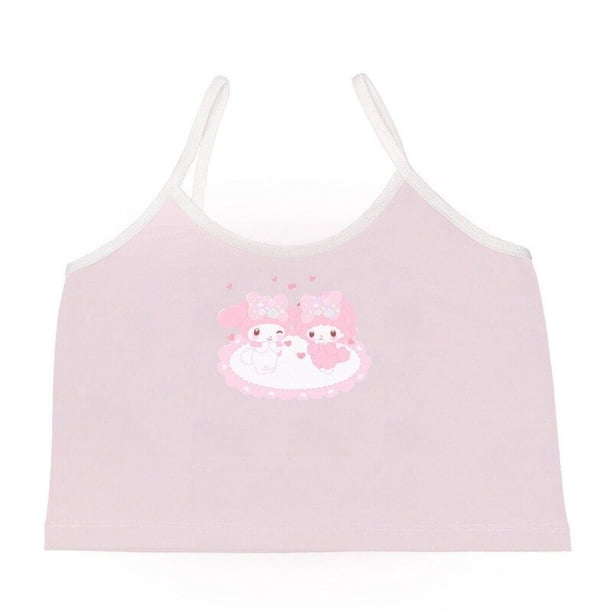 Camisola de Hello Kitty, camiseta sin mangas Sexy Kawaii Bratz, camiseta de Anime bonita de Hip Hop, ropa Vintage de Rock callejero, camiseta sin mangas