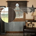 thumbnail image 2 of VHC Brands Kettle Grove Window Curtains, Plaid Prairie Swag Scalloped Set of 2 36x36x18, 2 of 5
