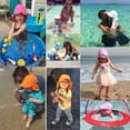 thumbnail image 1 of Summer Outdoor Sun Protection Beach Summer Outdoor Sun Protection Hat Baby Breathable Mesh Beach Hat Cap Kids Cute Visor Cap for Outing Children, 1 of 7