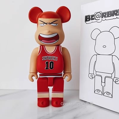 Disney Stitch Mickey Bearbrick 400% Statue Violent Bear Brick Sculpture Porch Desktop Ornaments Action Figure Home Decor