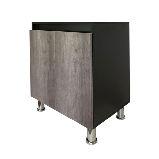 Mueble Gabinete para Baño De Lujo (Negro Mate/Lombardia) DECOMOBIL GABINETE DE ALMACENIMIENTO