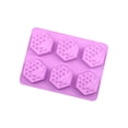 thumbnail image 3 of Wosthever Molde de silicona de 6 rejillas para Chocolate, galletas hechas a mano, dulces, pastelería, Cupcakes, molde dispensador, herramientas, tortitas, Cocina y Comedor Wosthever HA080586-00, 3 of 6