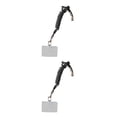thumbnail image 2 of sweethay Cuerdas colgantes para teléfono móvil, mosquetón de Metal desmontable, cordones para el cuello, correa para cordón, accesorio para Negro 2piezas, 2 of 6
