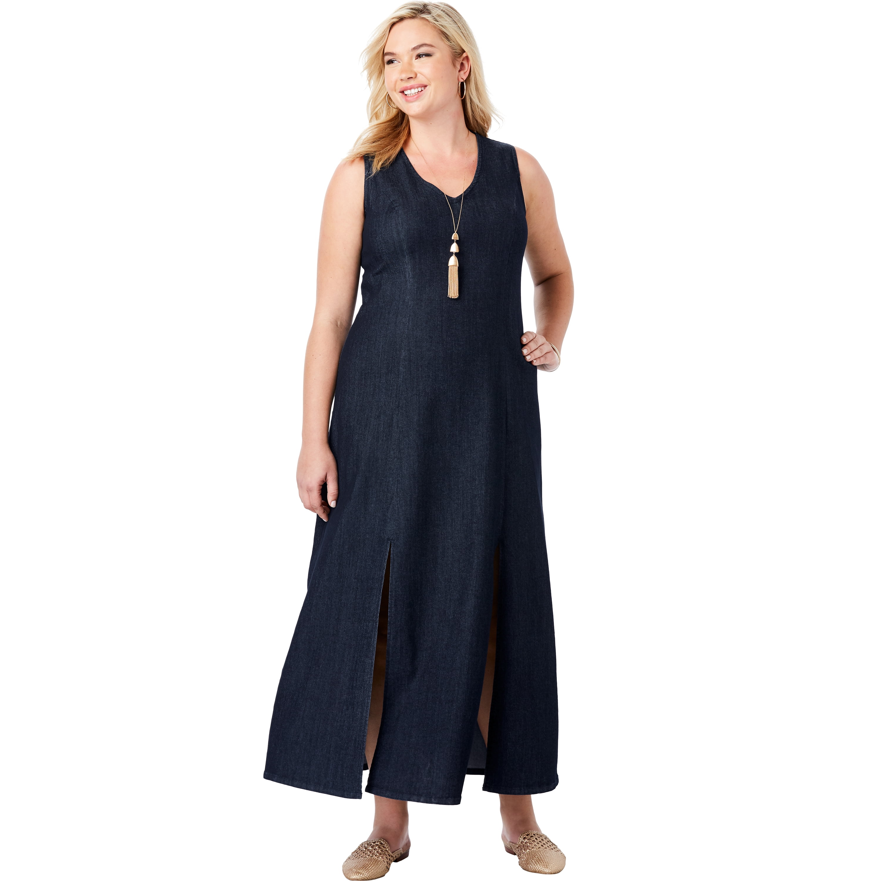 jessica london denim dress