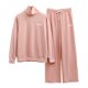 thumbnail image 1 of Gibobby Ropa interior sexy Camisas térmicas de manga larga para mujer Cuello con forro polar Camisetas sin mangas térmicas Chaleco Tops de invierno Tops sueltos casuales（Rosa， XXL), 1 of 5