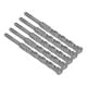 thumbnail image 2 of Brocas de impacto de 5 uds con punta de carburo, broca de martillo rotativo, brocas en espiral de 2 flautas para hormigón de ladrillo, 210mm, 2 of 8