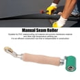 thumbnail image 5 of 40mm Wallpaper Roller Seam Roller Steel, Wood Handle Silicone Seam Roller Dual Use Brass Wheel for PVC Welding B, 5 of 7
