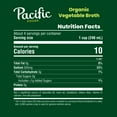 thumbnail image 5 of (4 pack) Pacific Foods Organic Vegetable Broth, Plant Based, 32 oz Carton, 5 of 12
