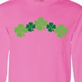 thumbnail image 4 of Inktastic Shamrock Four Leaf Clover St Patricks Long Sleeve T-Shirt, 4 of 5