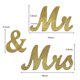 thumbnail image 5 of Decoración de mesa con letras de madera Mr & Mrs Golden Wedding, 5 of 7