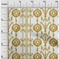 thumbnail image 1 of oneOone Cotton Poplin Fabric Paisley|Stripe & Circle Ikat Print Sewing Fabric BTY 42 Inch Wide, 1 of 4