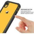 thumbnail image 7 of CellEver for iPhone XR Case with Built-in Screen Protector, Clear Full Body Heavy Duty Protection Shockproof Rugged Transparent Cover (Yellow), 7 of 7