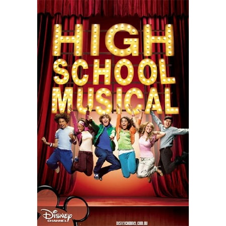 High School Musical Lamp - High School Musical Poster Cast Jumping New 24x36