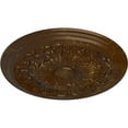 thumbnail image 3 of Ekena Millwork 20"OD x 1 1/2"P Damon Ceiling Medallion (Fits Canopies up to 3 3/8"), Hand-Painted Root Beer Crackle, 3 of 6