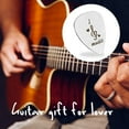 thumbnail image 5 of 1 Pc Stainless Steel Picks Plectrums Music is Love in Search of a Word Plectrum with Leather Holder Guitar Picks for Friends Musician Metal Grip Pick for Electric-Acoustic Bass for diy, 5 of 6