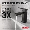 thumbnail image 2 of Delta Modern Project-Pack Bathroom Faucet - 567LF-BLGPM-PP - Matte Black, 2 of 8