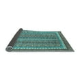 thumbnail image 2 of Ahgly Company Indoor Square Abstract Light Blue Modern Area Rugs, 7' Square, 2 of 4