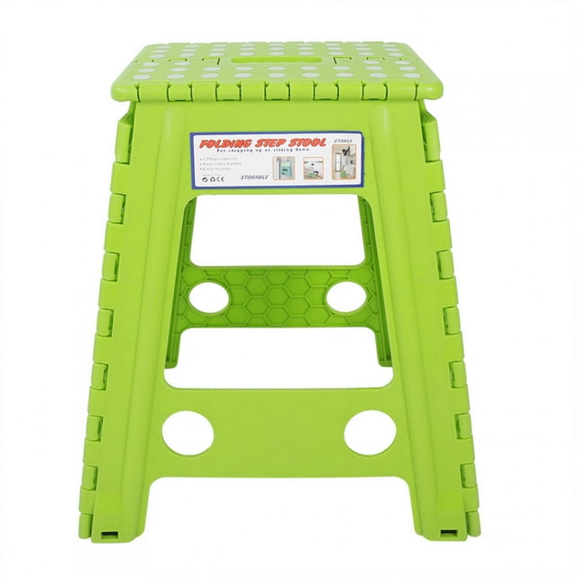 Sonew Portable Living Plastic Dots Folding Step Stool Anti-slip Foldable Adults Chair, Anti-slip Stool, Foldable Stool