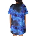 thumbnail image 3 of Lsque Mario Women's Short-Sleeved Pajama Set - 2 Piece Soft and Lightweight Sleepwear Set-X-Large, 3 of 9