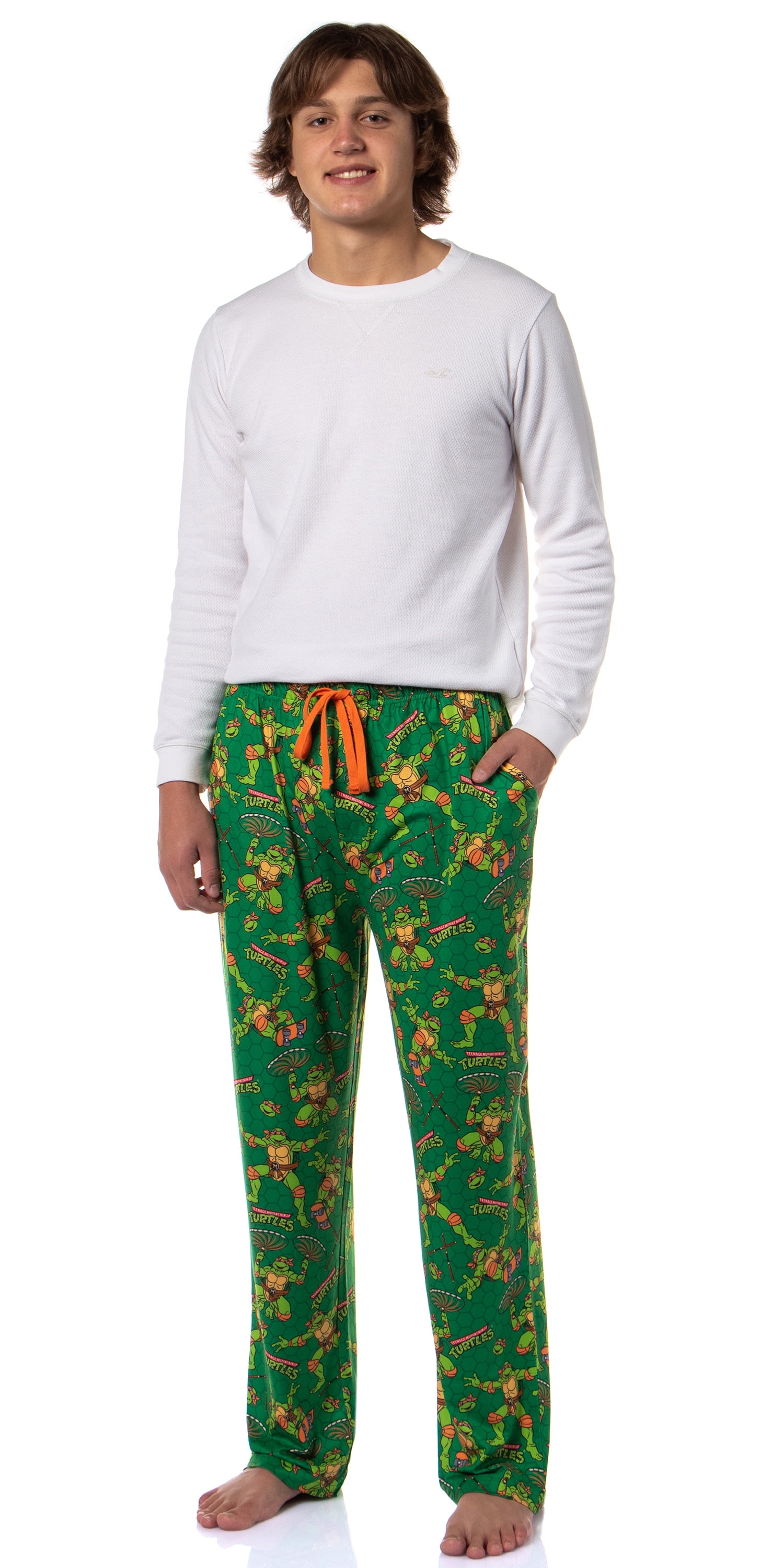 Mens Pyjamas Tmnt Pajamas Adults Teenage Mutant Ninja Turtles