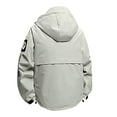 thumbnail image 3 of Mens Waterproof Ski Jacket Windproof Snowboard Winter Coat Fleece Lined Hooded Climbing Windbreaker Outwear, 3 of 6