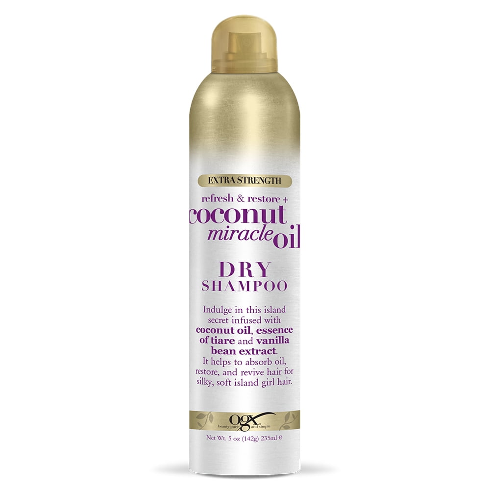 OGX Extra Strength Refresh + Restore Dry Shampoo + Coconut Miracle Oil