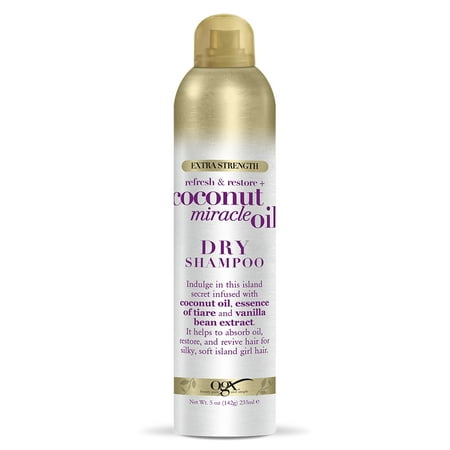 OGX Extra Strength Refresh + Restore Dry Shampoo + Coconut Miracle Oil 5 oz