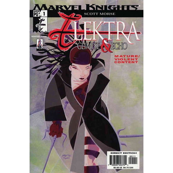 Elektra: Glimpse And Echo #1 VF ; Marvel Comic Book