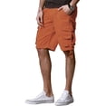 thumbnail image 4 of Bermuda Cargo Match Comfort para Hombre Naranja Talla M/30, 4 of 6