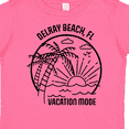 thumbnail image 4 of Inktastic Summer Vacation Mode Delray Beach Florida Boys or Girls Toddler T-Shirt, 4 of 5