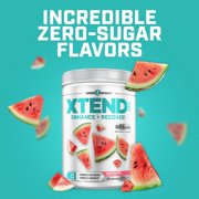 XTEND EAA + BCAA Powder | Muscle Recovery & Lean Muscle Growth | 9 Essential Amino Acids for Intra Workout or Post Workout Recovery | 10g EAAs Per 2 Servings | Watermelon 40 Servings