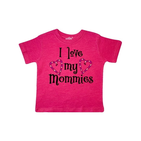 

Inktastic I Love my Mommies- hearts Gift Toddler Boy or Toddler Girl T-Shirt