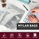thumbnail image 2 of Paquete de 100 bolsas Mylar con absorbedores de oxígeno de 3 tamaños para almacenamiento de alimentos, 2 of 7
