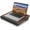 Dark Brown, variant on Laptop Lap Desk, Portable Large Laptop Desk for Bed, Up to 17 Inch Lap Pad Tray with Wrist Rest, Mouse Pad, Tablet Phone Slot, Portable Handle, Cushion (Black)