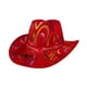 thumbnail image 5 of Sombrero de vaquero navideño, moderno y casual, para espectáculos escénicos. Serpiente colorida, 5 of 9