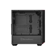 Silverstone PM02B-G (Black+ Tempered Glass Window) ATX/MATX Primera Chasis