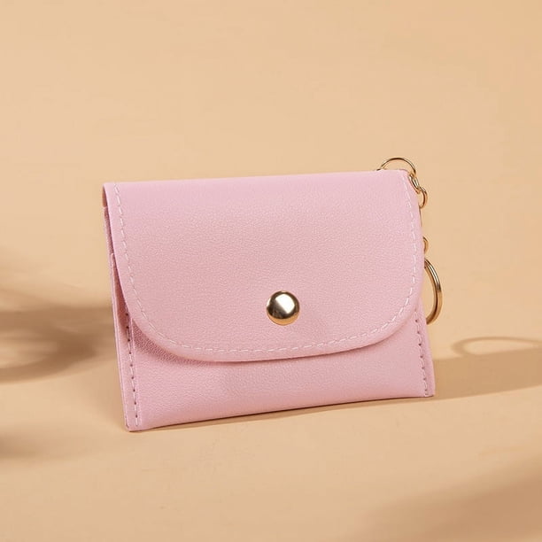 Mini bolso portátil para guardar tarjetas para hombres y mujeres, tarjetero, llavero